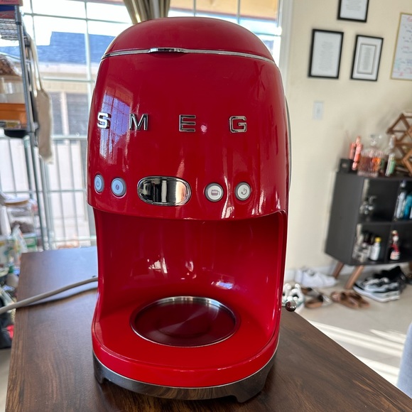 smeg Kitchen Smeg Coffee Maker Red Poshmark